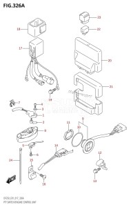 DF250Z From 25003Z-710001 (E40)  2017 drawing PTT SWITCH /​ ENGINE CONTROL UNIT (DF200T:E01)