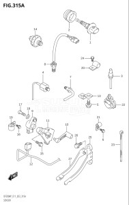 20003P-040001 (2020) 200hp E01 E03 E40-Gen. Export 1 - USA (DF200AP  DF200AP) DF200AP drawing SENSOR