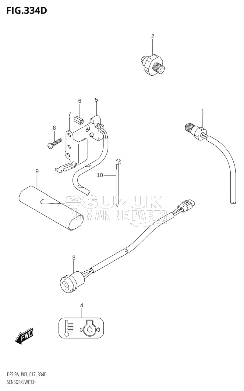 SENSOR / SWITCH (DF9.9AR:P03)