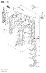 DF225T From 22503F-710001 (E03)  2017 drawing CYLINDER BLOCK (DF250T:E03)