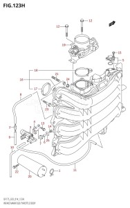 DF175ZG From 17502Z-410001 (E03)  2014 drawing INTAKE MANIFOLD /​ THROTTLE BODY (DF175ZG:E03)