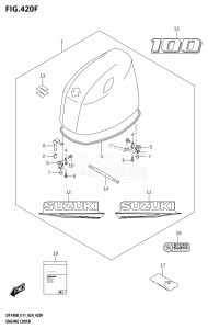 DF100C From 10005F-440001 (E01)  2024 drawing ENGINE COVER (DF100C)