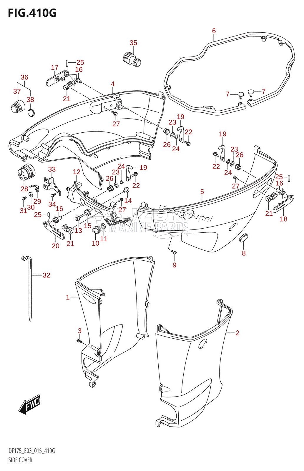 SIDE COVER (DF175Z:E03)