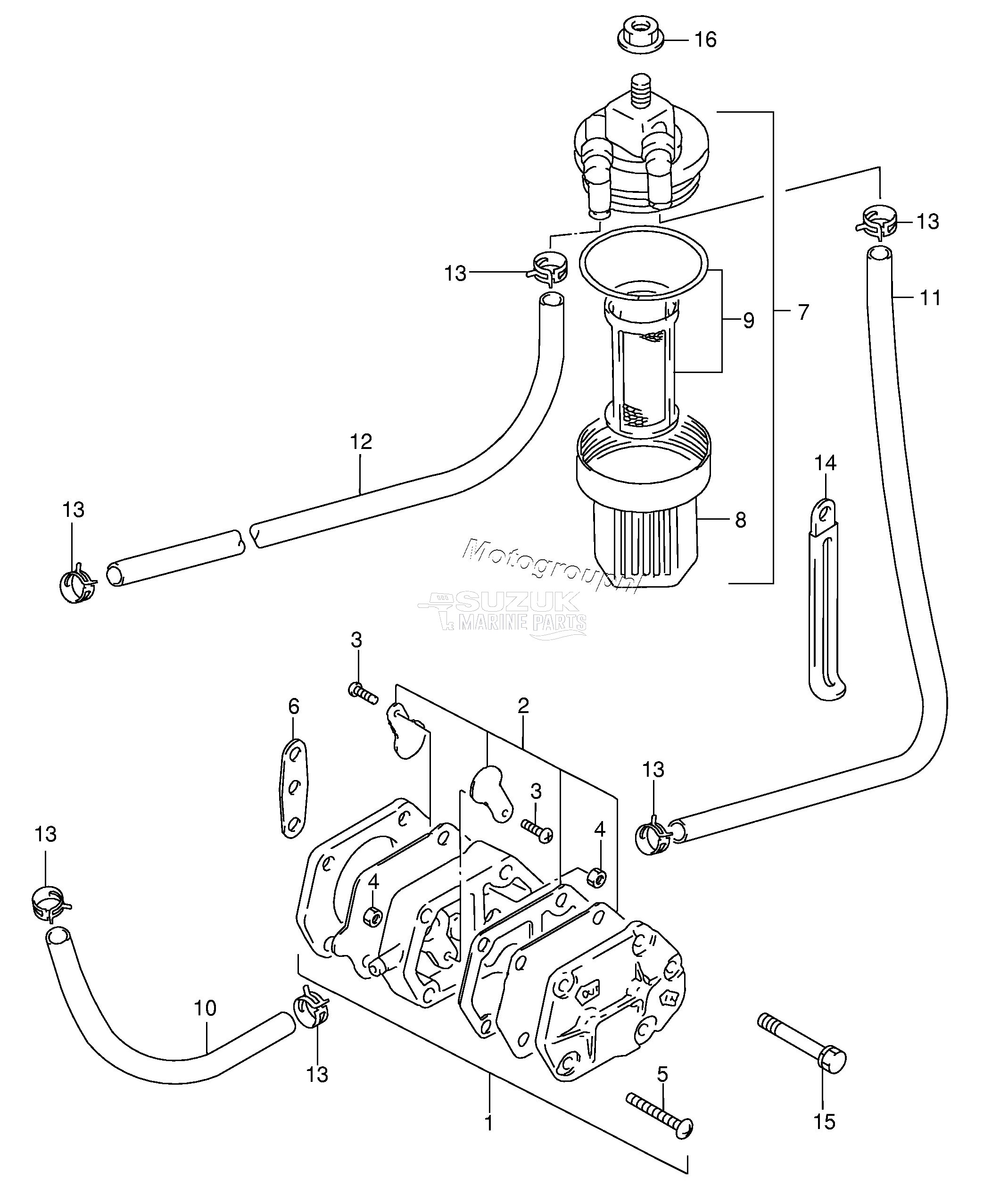 FUEL PUMP (DT40W,40WR)