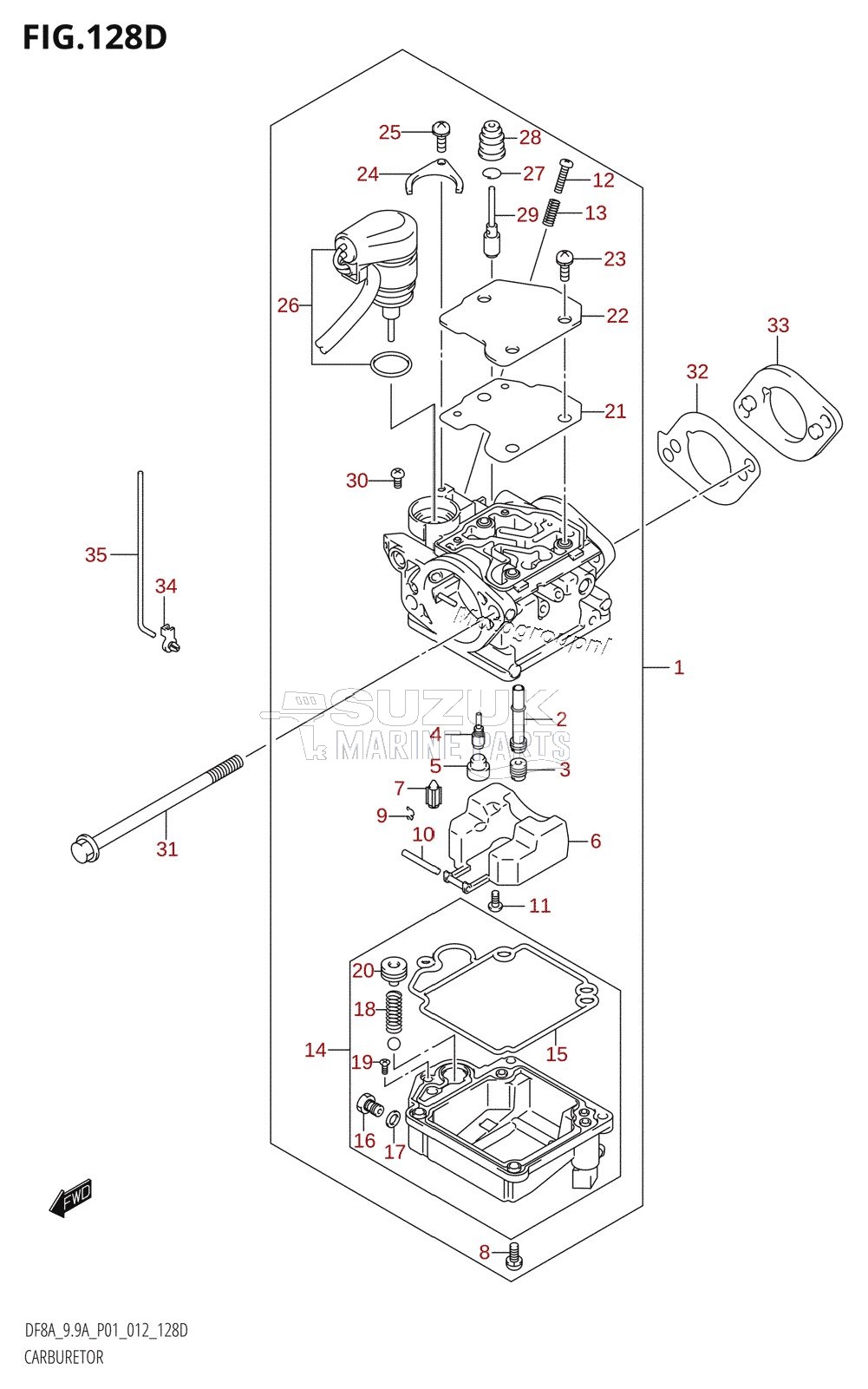 CARBURETOR (DF9.9AR:P01)