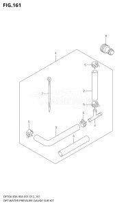 08002F-310001 (2013) 80hp E40-Costa Rica (DF80A) DF80A drawing OPT:WATER PRESSURE GAUGE SUB KIT (DF70ATH E40)