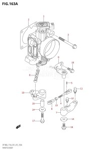 DF115A From 11503F-310001 (E01 E40)  2013 drawing THROTTLE BODY