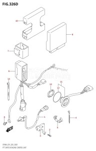 DF40A From 04003F-040001 (E01)  2020 drawing PTT SWITCH /​ ENGINE CONTROL UNIT (DF50A:E01,DF50ATH:E01)