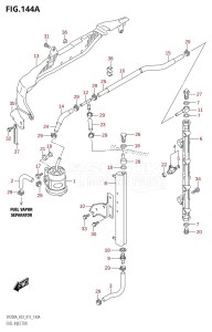 DF200AZ From 20003Z-510001 (E03)  2015 drawing FUEL INJECTOR