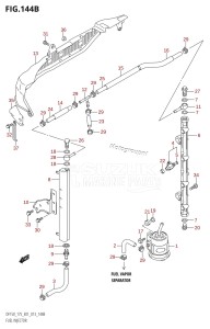 DF175T From 17502F-310001 (E01 E40)  2013 drawing FUEL INJECTOR (DF150T:E40)