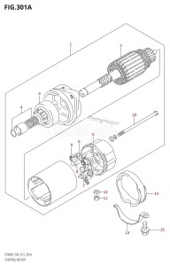 DT40 From 04005-310001 ()  2013 drawing STARTING MOTOR (DT40W:P40)