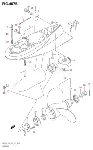 DF115T From 11502F-210001 (E03)  2012 drawing GEAR CASE (DF115T:E03)