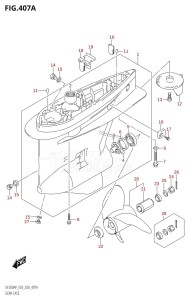 DF200A From 20003F-040001 (E03)  2020 drawing GEAR CASE