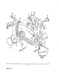 DT85 From 8501-410444 till 412597 ()  1984 drawing REMOTE CONTROL