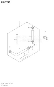 14003Z-410001 (2014) 140hp E01-Gen. Export 1 (DF140AZ) DF140AZ drawing OPT:TRIM SENDER (DF115AZ:E01)