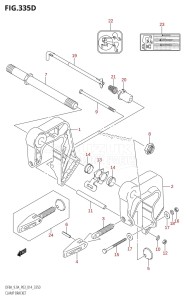 DF8A From 00801F-410001 (P03)  2014 drawing CLAMP BRACKET (DF9.9AR:P03)