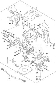 DF 350A drawing Top Mount Dual