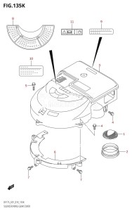 DF175ZG From 17502Z-410001 (E01 E40)  2014 drawing SILENCER /​ RING GEAR COVER (DF175T:E40)