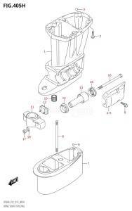 04003F-510001 (2005) 40hp E01 E13-Gen. Export 1 -  SE  Asia (DF40A  DF40AQH  DF40AST  DF40ATH) DF40A drawing DRIVE SHAFT HOUSING (DF60A:E40)