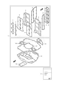 Outboard DF 300A drawing Gasket Set