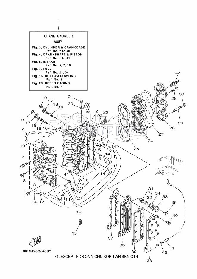 CYLINDER--CRANKCASE