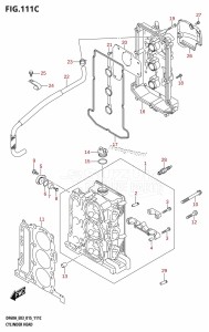 DF40A From 04003F-510001 (E03)  2015 drawing CYLINDER HEAD (DF60A:E03)