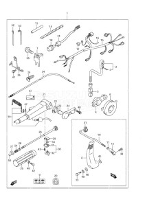 DF 9.9 drawing Tiller Handle