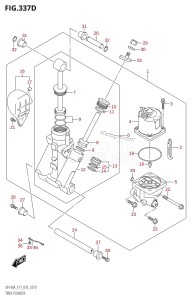 DF140A From 14003F-810001 (E11 E40)  2018 drawing TRIM CYLINDER (DF140AT:E40,DF140AZ:E40)