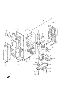 Outboard DF 150 drawing Balancer