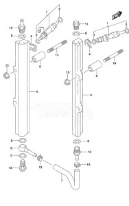 Outboard DF 300B drawing Fuel Injector