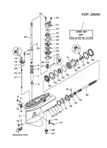 E60HMHDS drawing LOWER-CASING-x-DRIVE-2