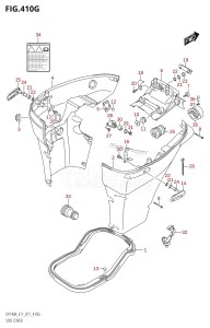 DF140A From 14003F-710001 (E11 E40)  2017 drawing SIDE COVER (DF140AT:E40)