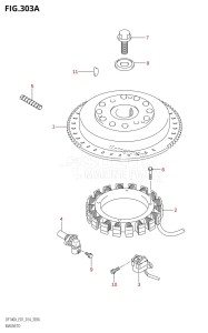 DF140AZ From 14003Z-410001 (E01)  2014 drawing MAGNETO