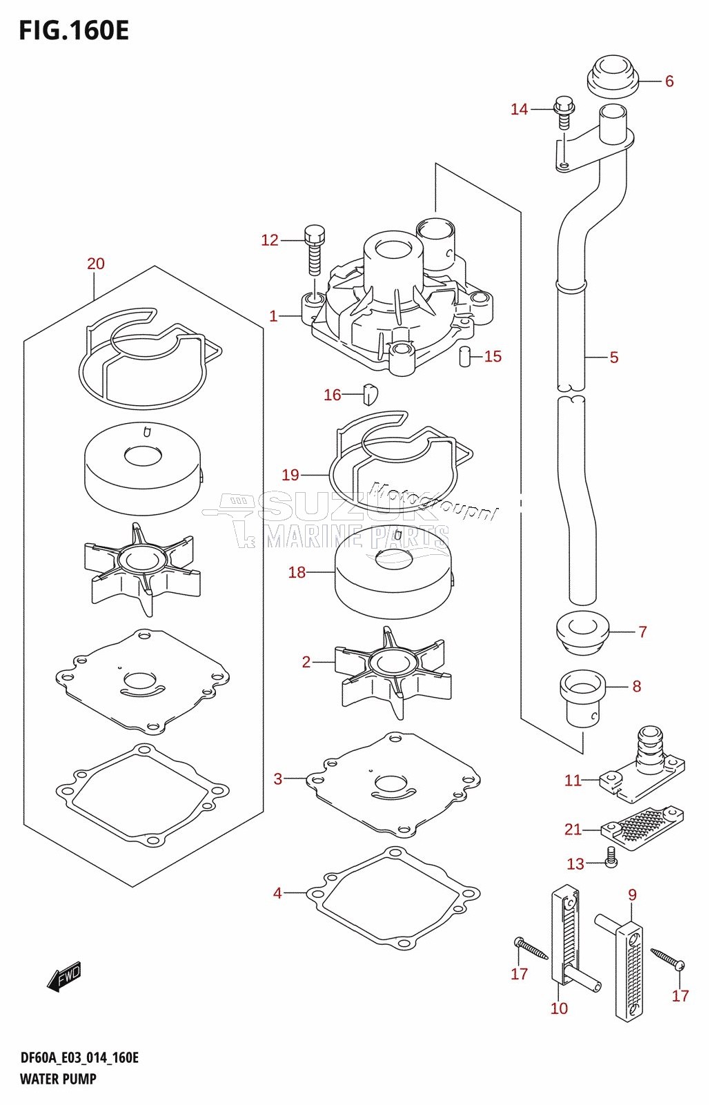 WATER PUMP (DF60AVT)