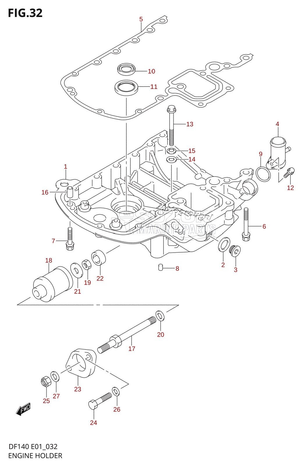 ENGINE HOLDER