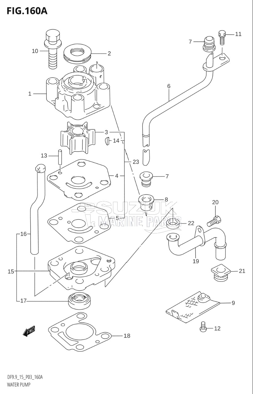 WATER PUMP (K4,K5,K6)