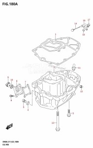 DF40A From 04005F-140001 (E34-Italy)  2021 drawing OIL PAN (DF40A,DF40AST,DF50A,DF60A,DF40ASVT)