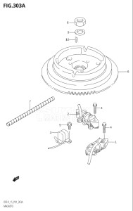 01502F-510001 (2005) 15hp P01-Gen. Export 1 (DF15K5  DF15RK5) DF15 drawing MAGNETO (K4)