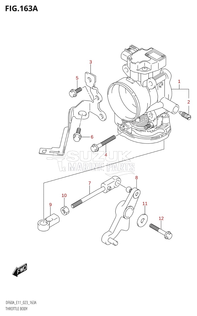 THROTTLE BODY (DF40A,DF50A,DF60A,DF50AVT,DF60AVT)