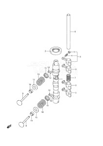 Outboard DF 20A drawing Camshaft