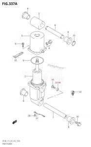 DF115T From 11502F-210001 (E01 E40)  2012 drawing TRIM CYLINDER (DF100T:E01)