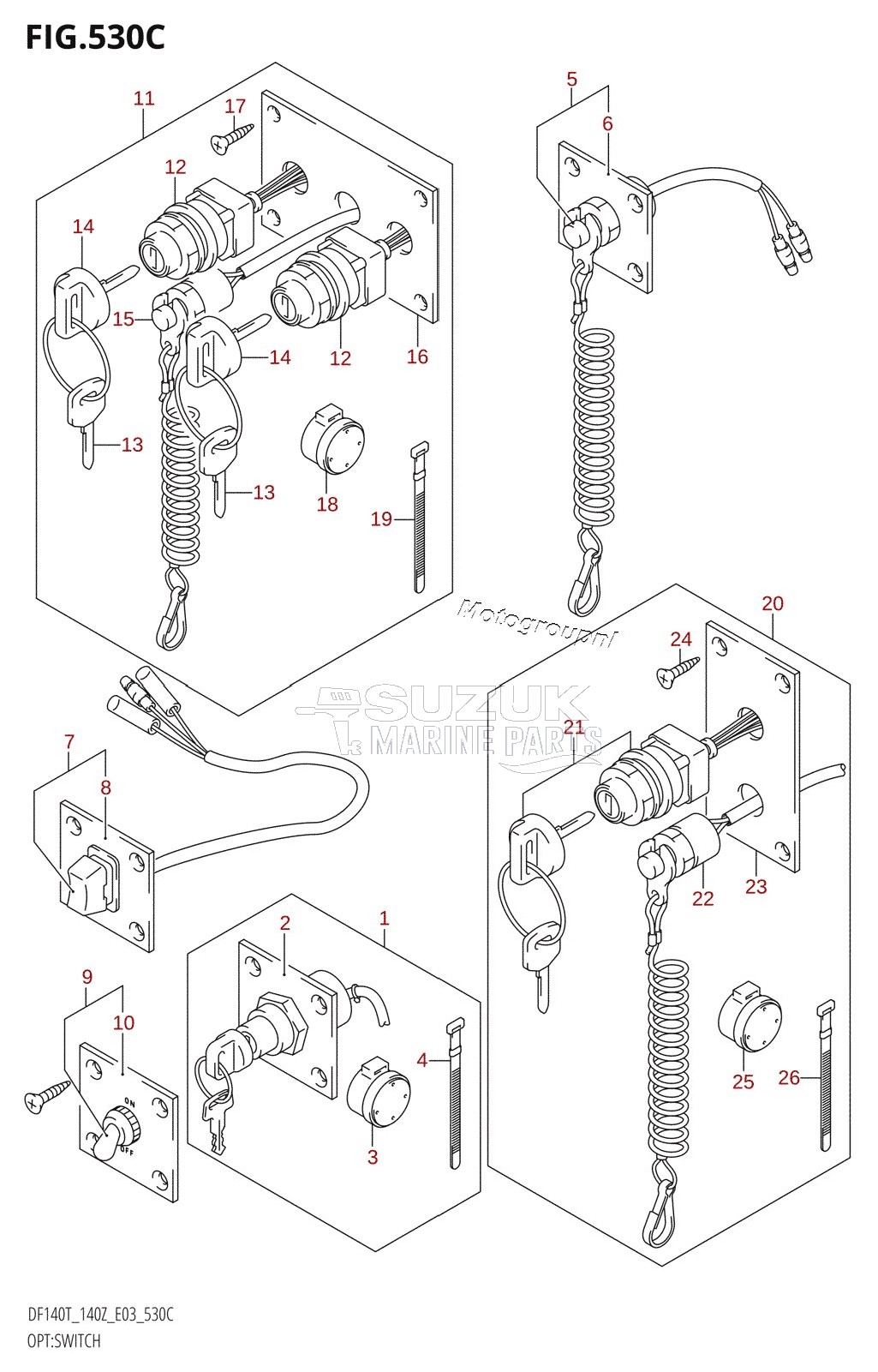 OPT:SWITCH (K5,K6,K7,K8,K9,K10,011)