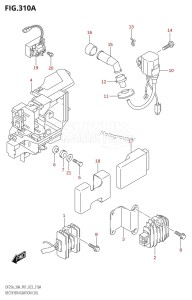 DF30A From 03003F-240001 (P01 P40)  2022 drawing RECTIFIER /​ IGNITION COIL (DF25A)