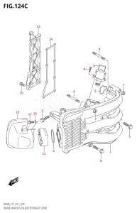 06002F-240001 (2022) 60hp E01 E40 E11-Gen. Export - Costa Rica (DF60AQH  DF60AQH  DF60AT  DF60AT  DF60ATH  DF60ATH) DF60A drawing INTAKE MANIFOLD / SILENCER / EXHAUST COVER (SEE NOTE)