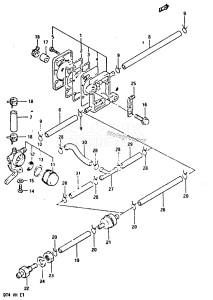 DT4 From 00402-718001 ()  1987 drawing FUEL PUMP