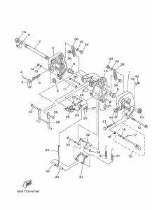 FT8GE drawing FRONT-FAIRING-BRACKET