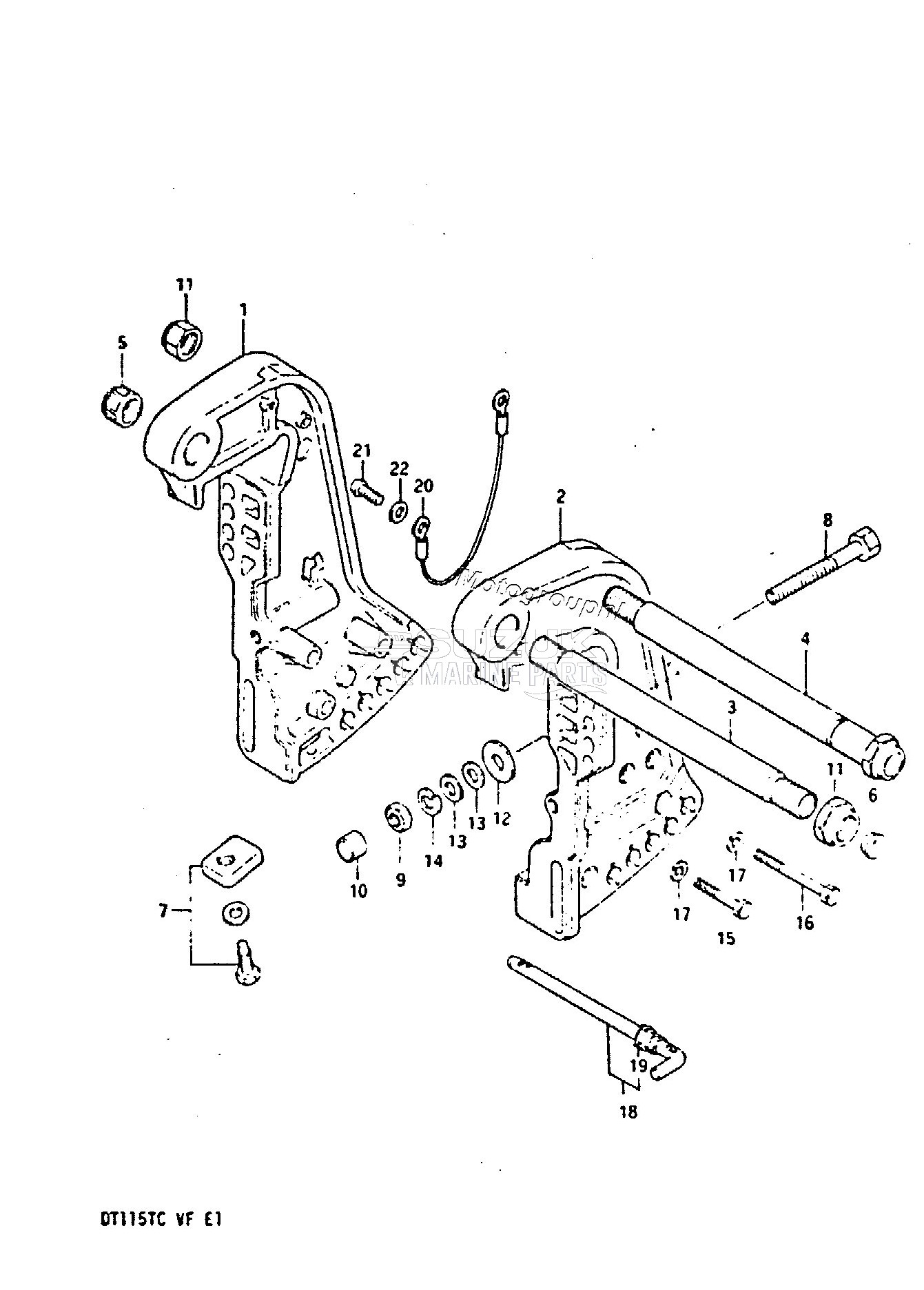 CLAMP BRACKET (MODEL VE /​ VF)