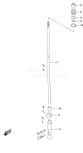 DF 50A drawing Clutch Rod