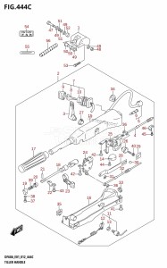 DF50A From 05003F-210001 (E01)  2012 drawing TILLER HANDLE (DF60AQH:E01)