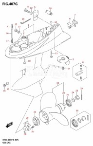 DF40A From 04004F-810001 (E34-Italy)  2018 drawing GEAR CASE (DF60AVT,DF60AVTH)